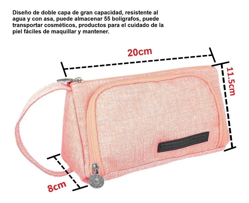 Lapicera Organizador Color Rosa