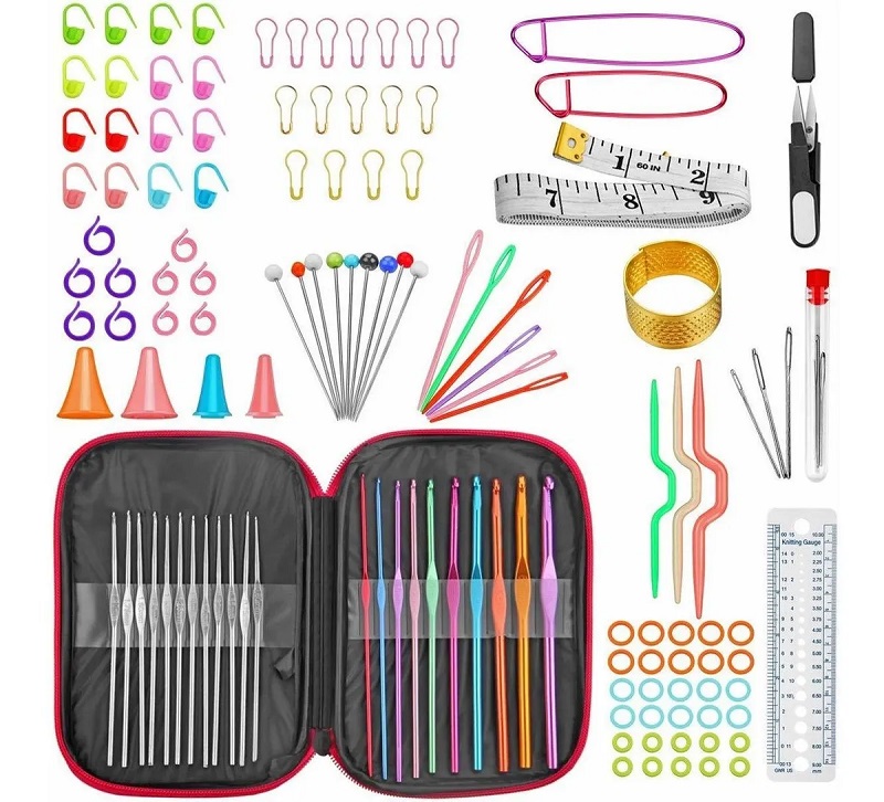 Kit De Agujas Y Accesorios Para Tejer A Crochet