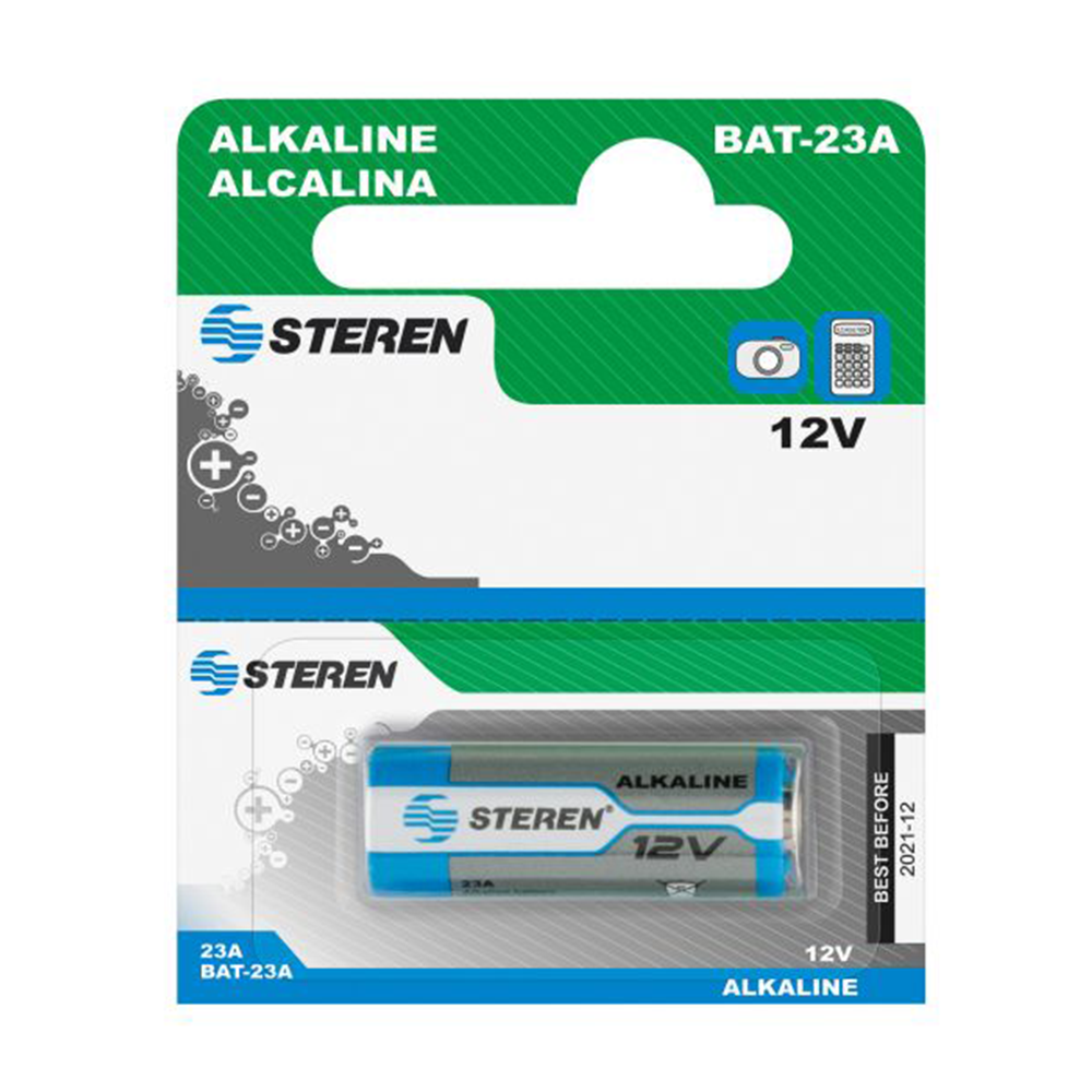 Bateria Alcalina 23a 12v 55mha Tipo Cilindro 5 PZAS