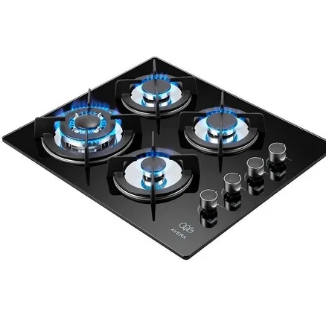 Parrilla a gas Avera VT4 negra 127V