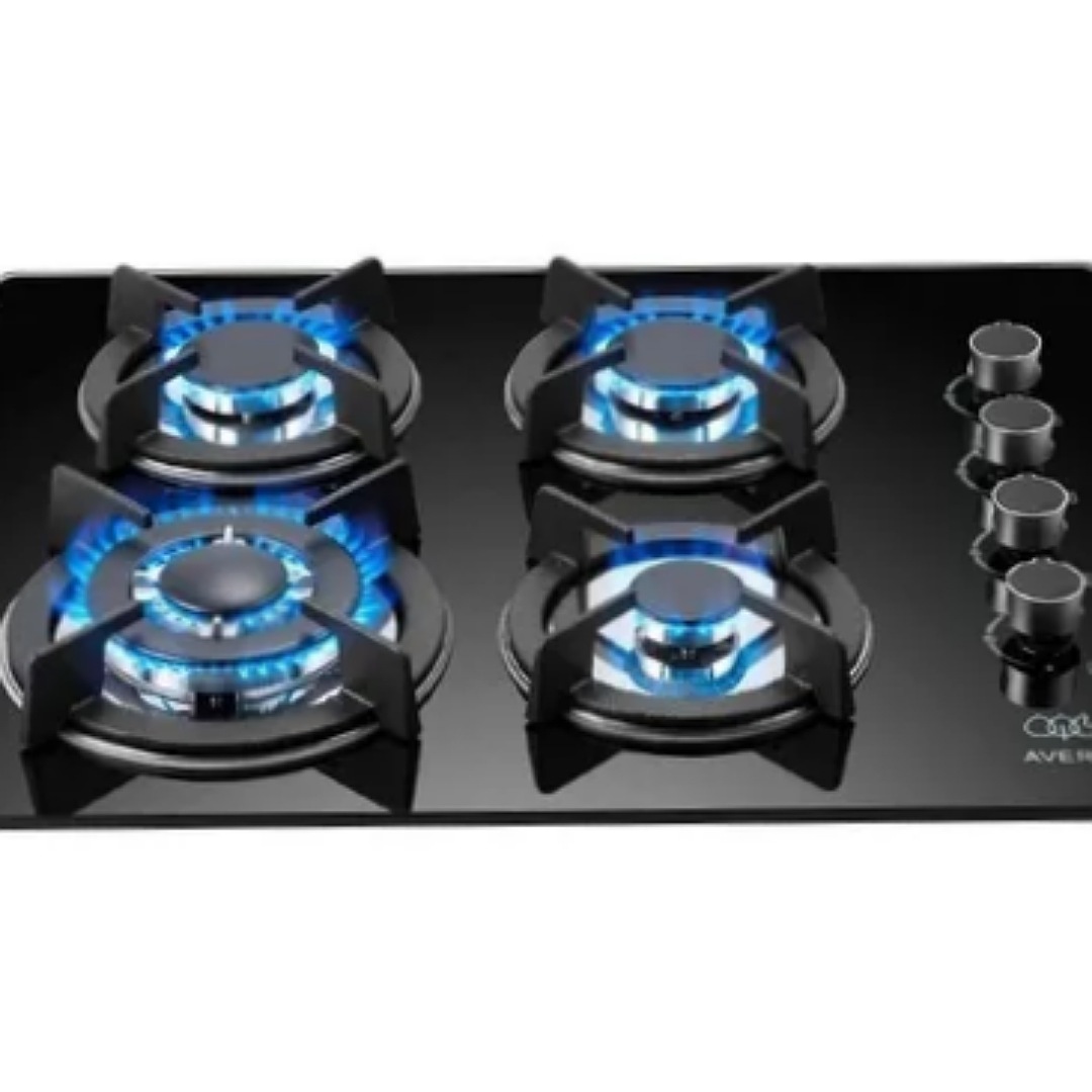 Parrilla a gas Avera VT4 negra 127V