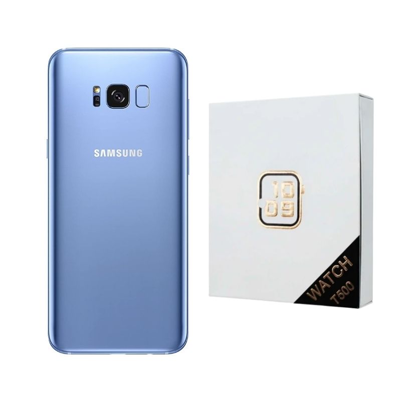 Galaxy S8 Plus 64GB Azul Reacondicionado Grado A + Reloj Genérico