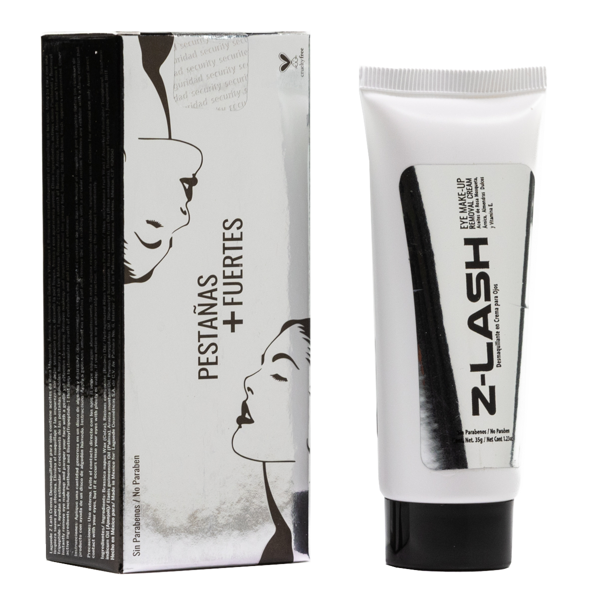 Desmaquillante en Crema para Ojos y Pestañas Z-Lash Laguede
