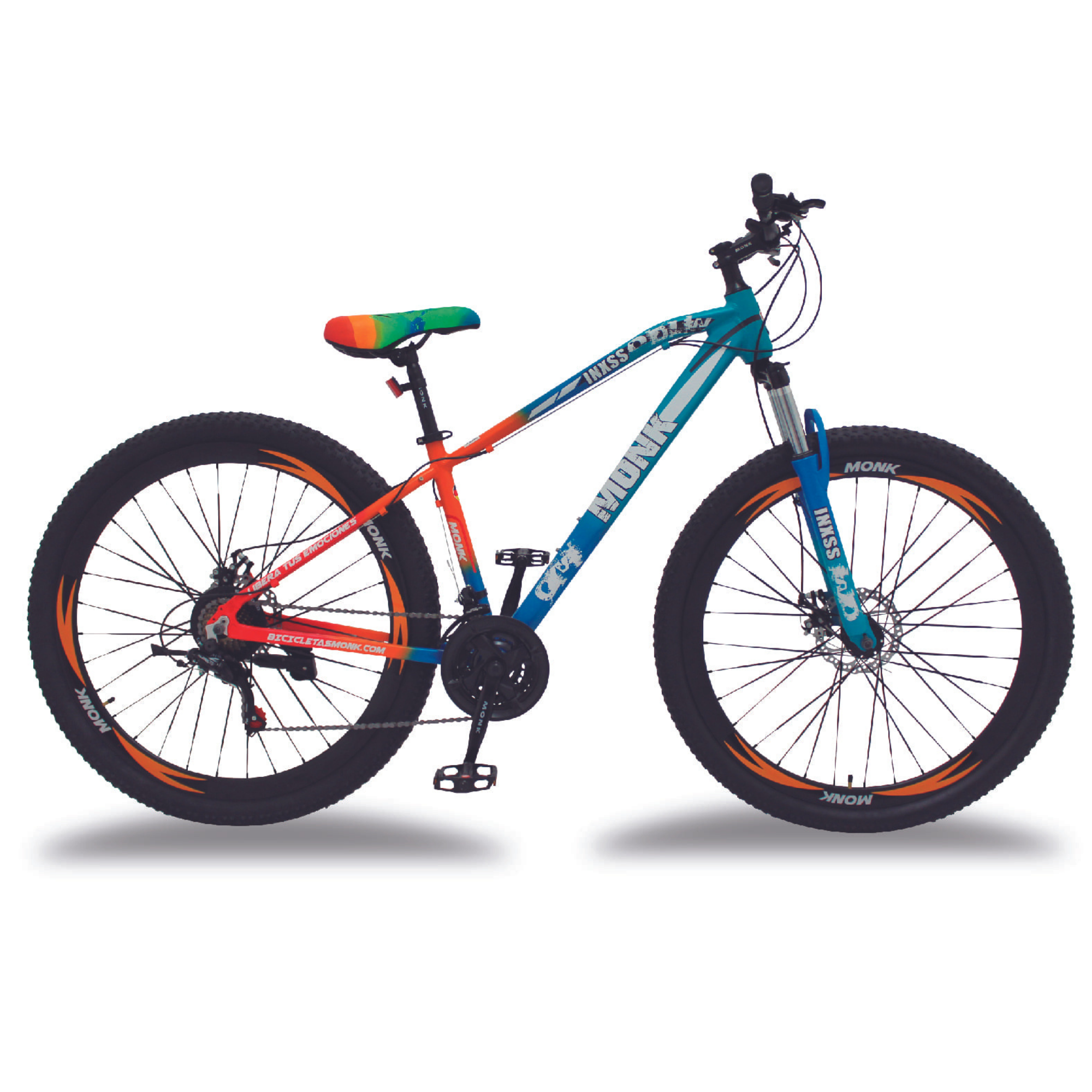 Bicicleta Montaña Monk Inxss Shimano F/dis Rodada 29 21 Vel