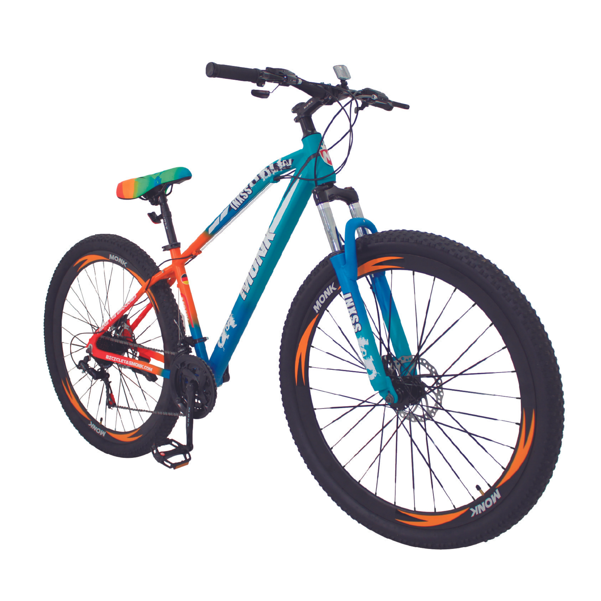 Bicicleta Montaña Monk Inxss Shimano F/dis Rodada 29 21 Vel