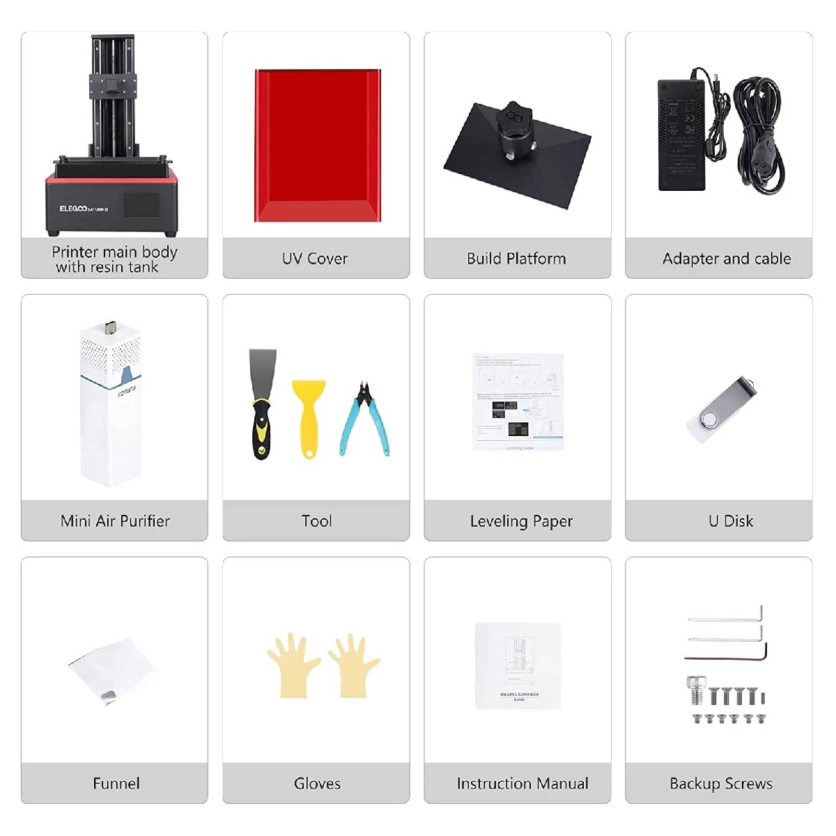 Impresora 3d ELEGOO Saturn S