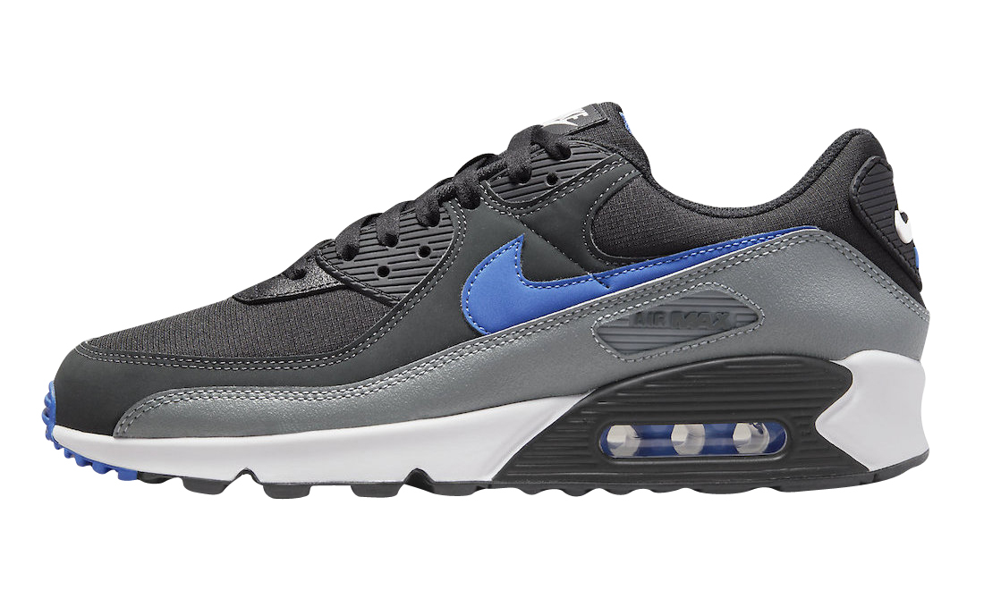 Tenis Nike Air Max 90 Black Grey Blue