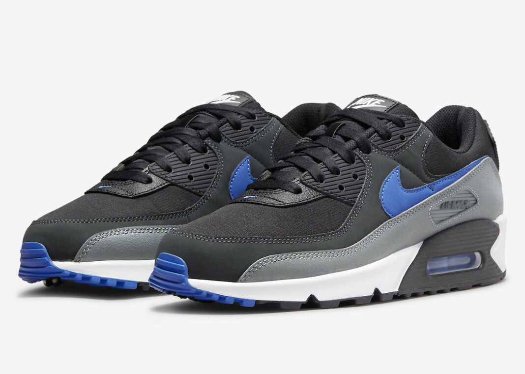 Tenis Nike Air Max 90 Black Grey Blue