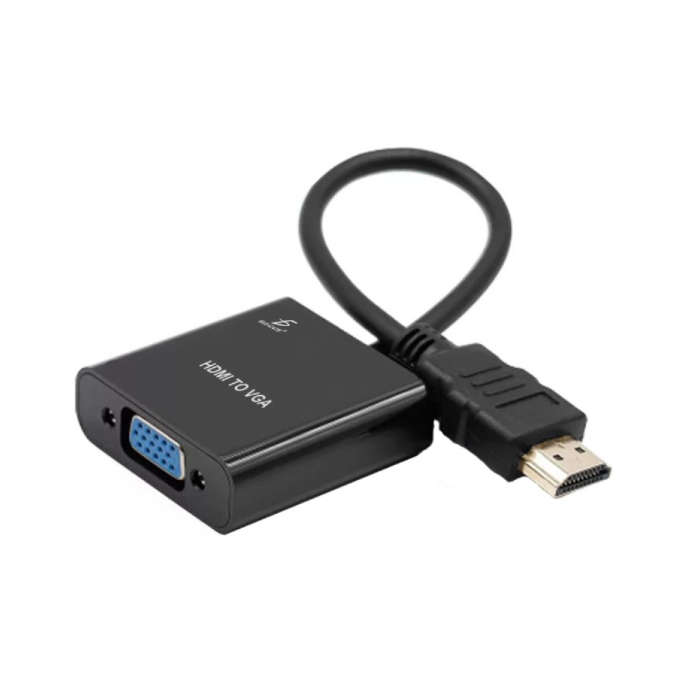 Convertidor, Adaptador HDMI A VGA Ele-Gate WI61 Color Negro
