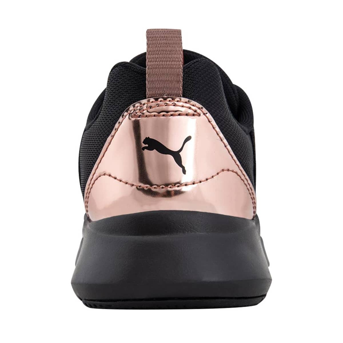 Tenis casual urbano de tela para mujer marca Puma, color negro, mod. 950984