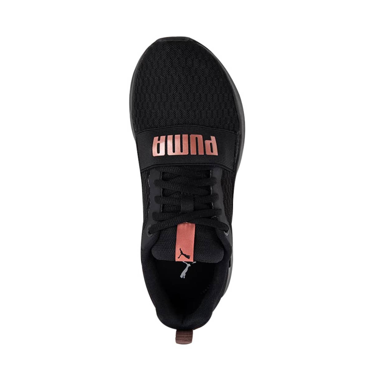 Tenis casual urbano de tela para mujer marca Puma, color negro, mod. 950984