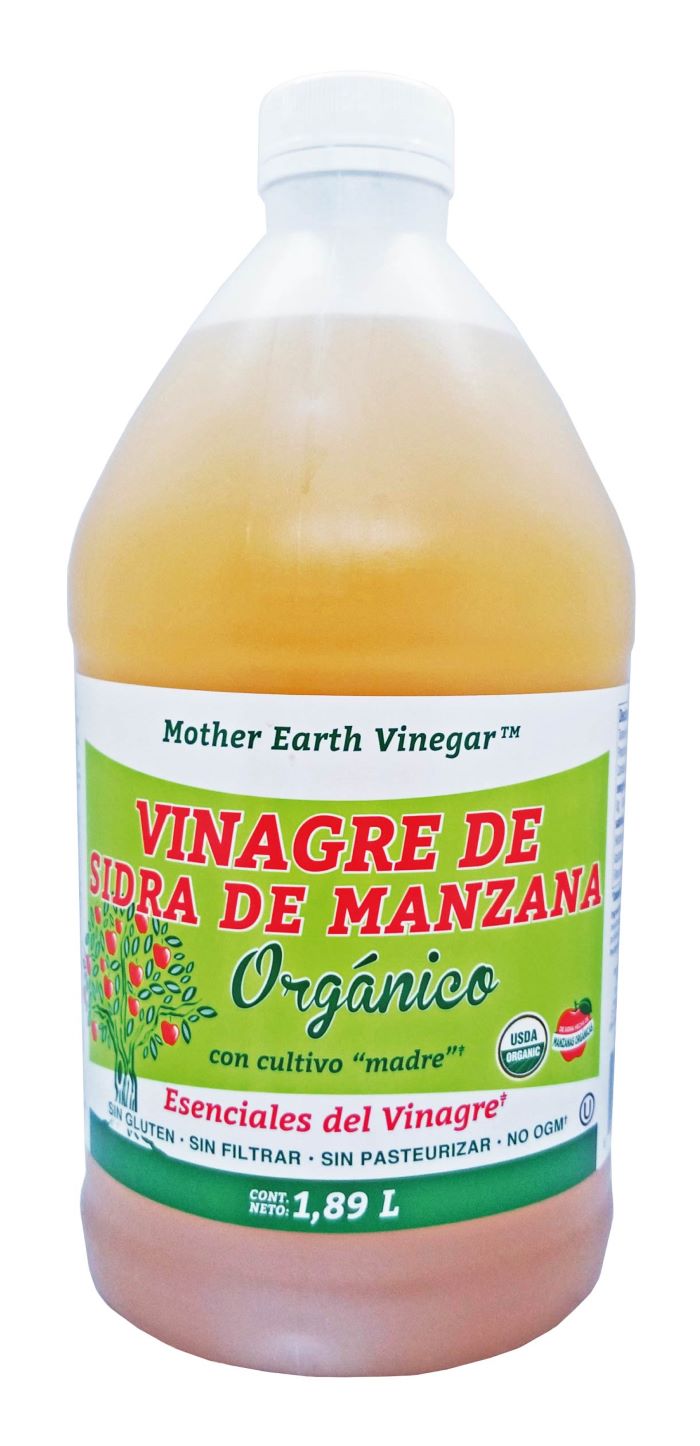 Vinagre De Sidra De Manzana Orgánico Mother Earth 1.89l