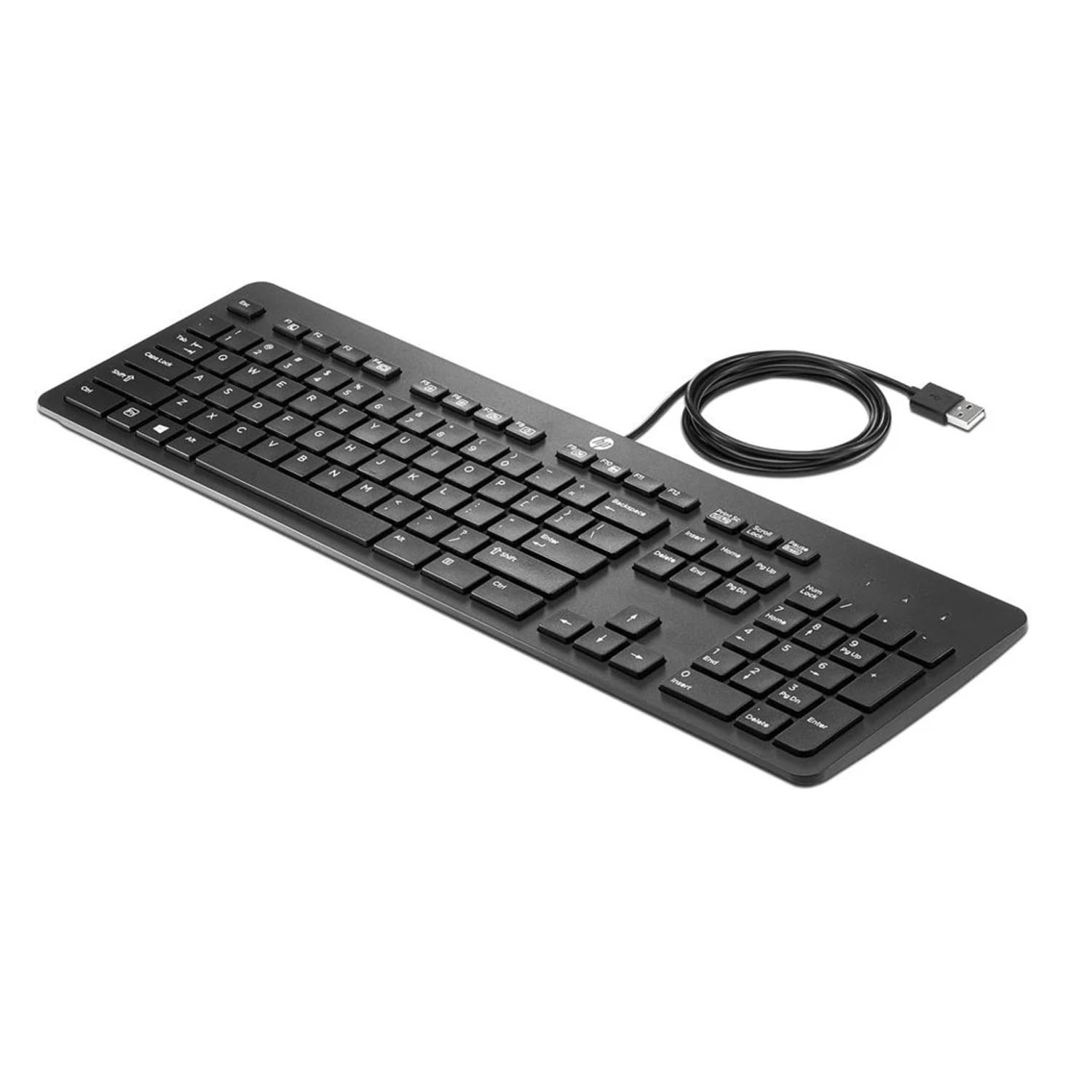 Teclado Slim Hp Alambrico Usb Español N3R87AA Negro 803181-161