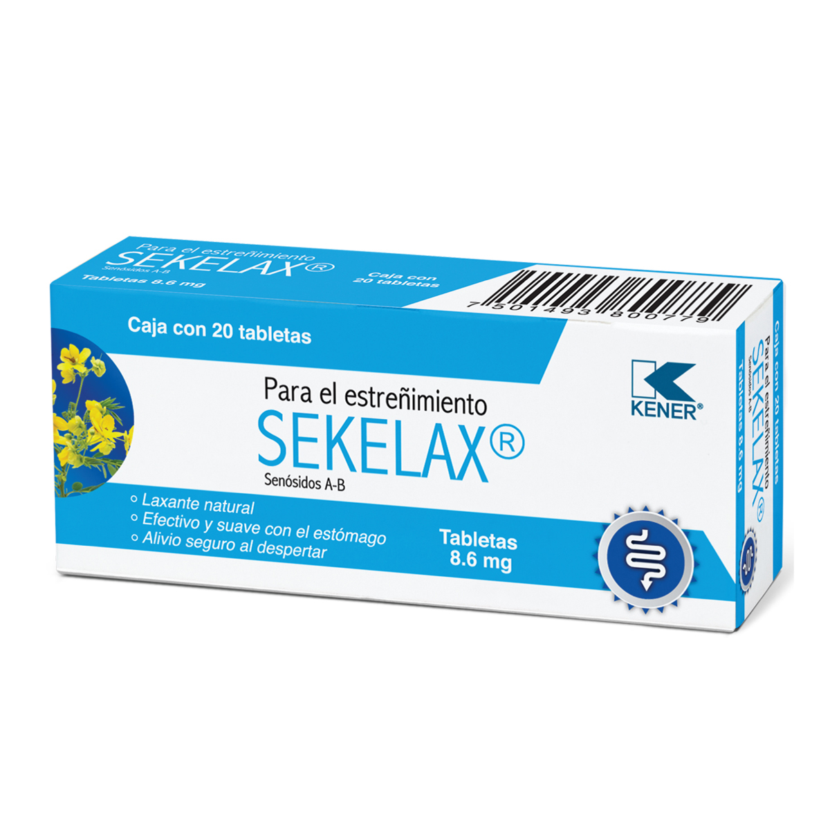 LAXANTE SEKELAX SENÓSIDOS A Y B ESTREÑIMIENTO 20 TABLETAS