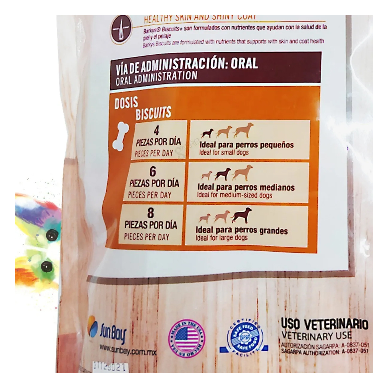 Biscuits Galletas De Perro Barkys® Omega 3 Y 6 2.5 Kg