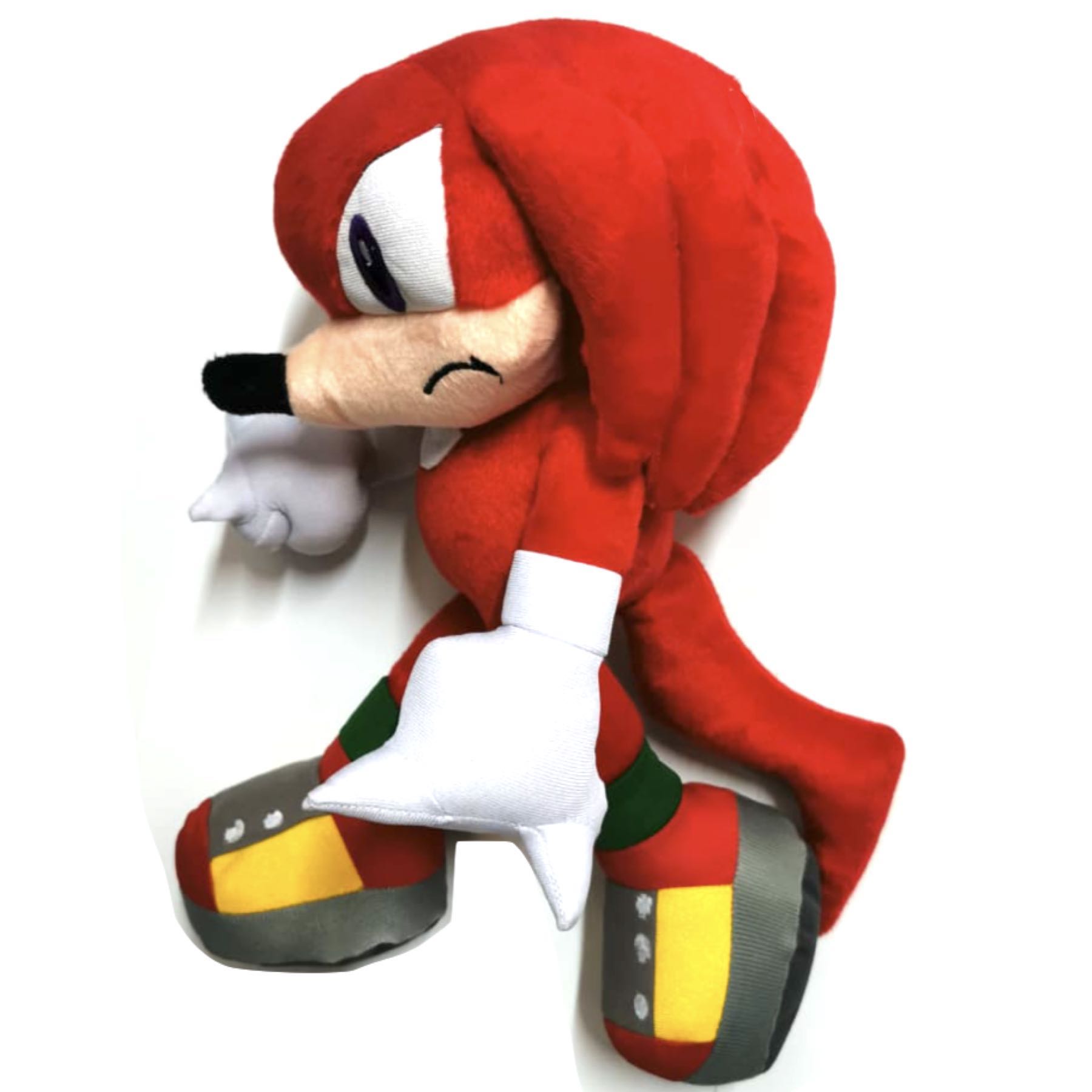 Peluche Sonic Juguete Knuckles The Echidna Nudillos Clan Equidna Rojo Muñeco Bordado