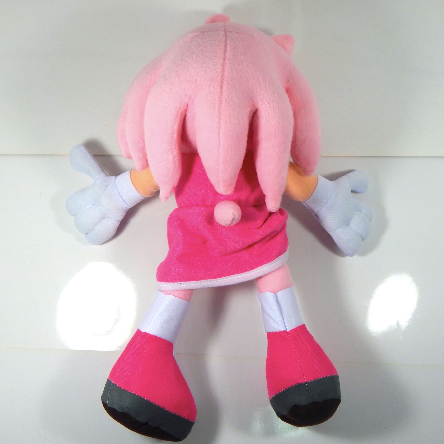 Peluche Sonic Juguete Amy Rose Hedgehog Eriza Rosa Muñeco Bordado