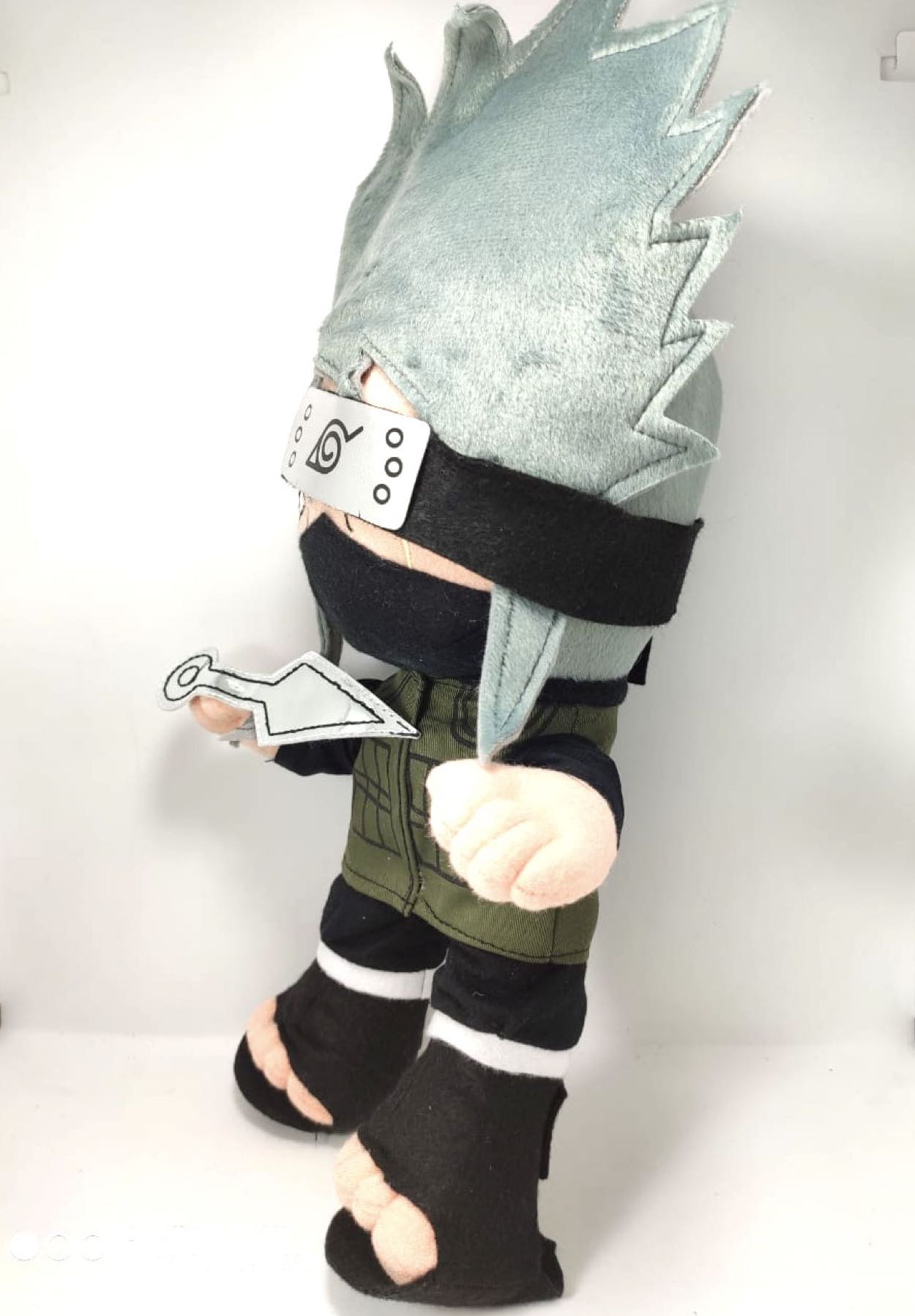 Peluche Naruto Juguete Kakashi Clan Hatake Banda Aldea Oculta Hoja Konoha Shippuden Muñeco