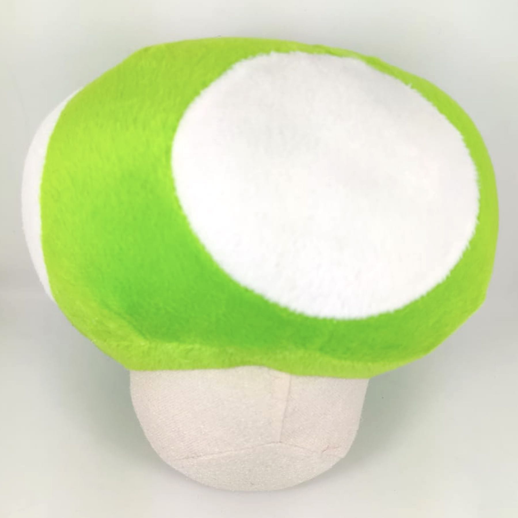 Peluche Super Mario Bros. Hongo Verde Juguete Green Mushroom Champiñon 1-Up Level Muñeco