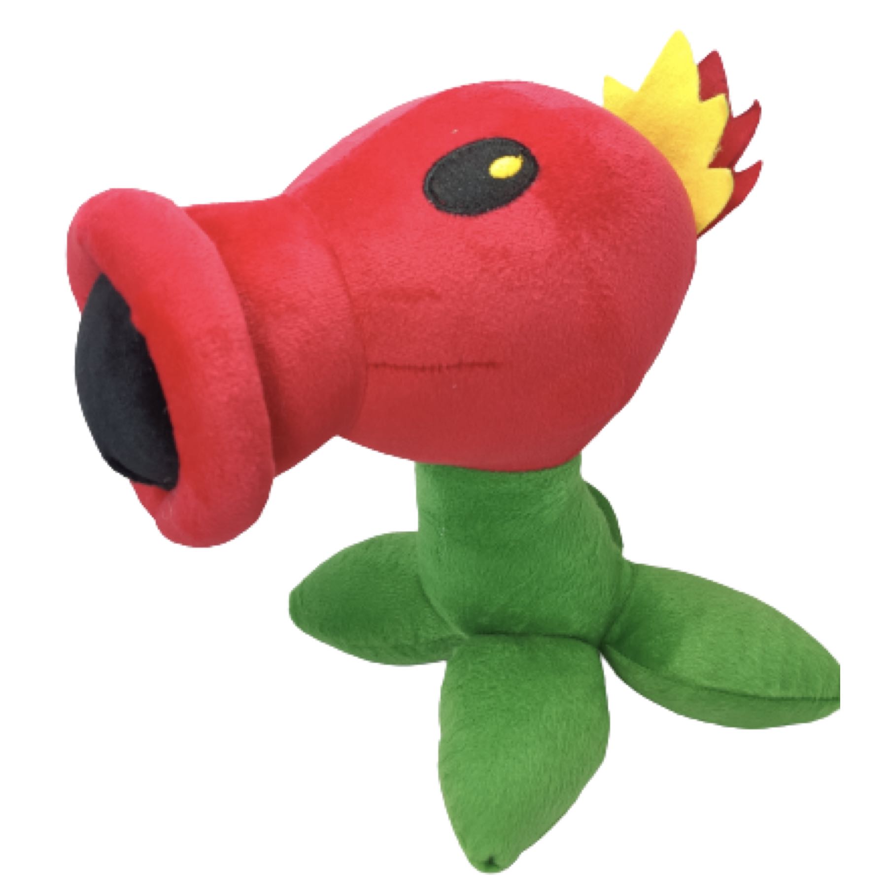 Peluche Plantas Vs Zombies Lanzaguisantes Rojo Fuego Juguete Lanza Guisantes Red Fire Peashooter Plants PvZ Muñeco