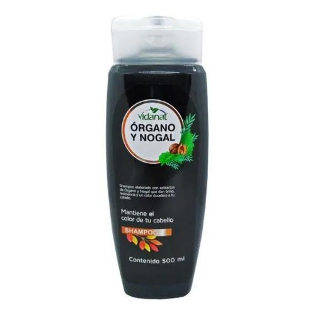 Shampoo De Organo Y Nogal 500ml Vidanat