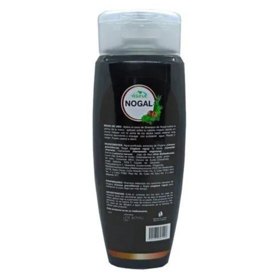 Shampoo De Organo Y Nogal 500ml Vidanat