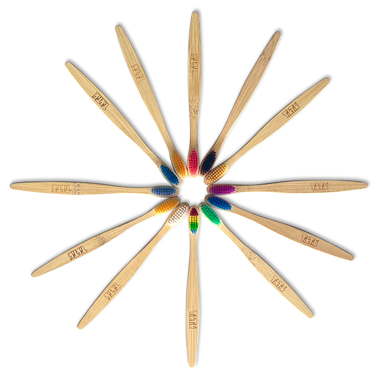 Cepillo De Dientes Bambu 1pz Suave Biodegradable Ecologico Adulto