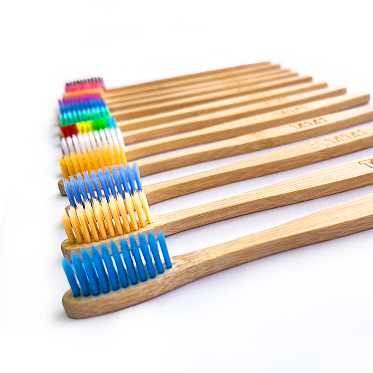 Cepillo De Dientes Bambu 1pz Suave Biodegradable Ecologico Adulto