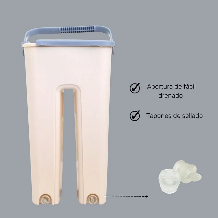 Cubeta Y Trapeador Microfibra Mop Autoexprimible