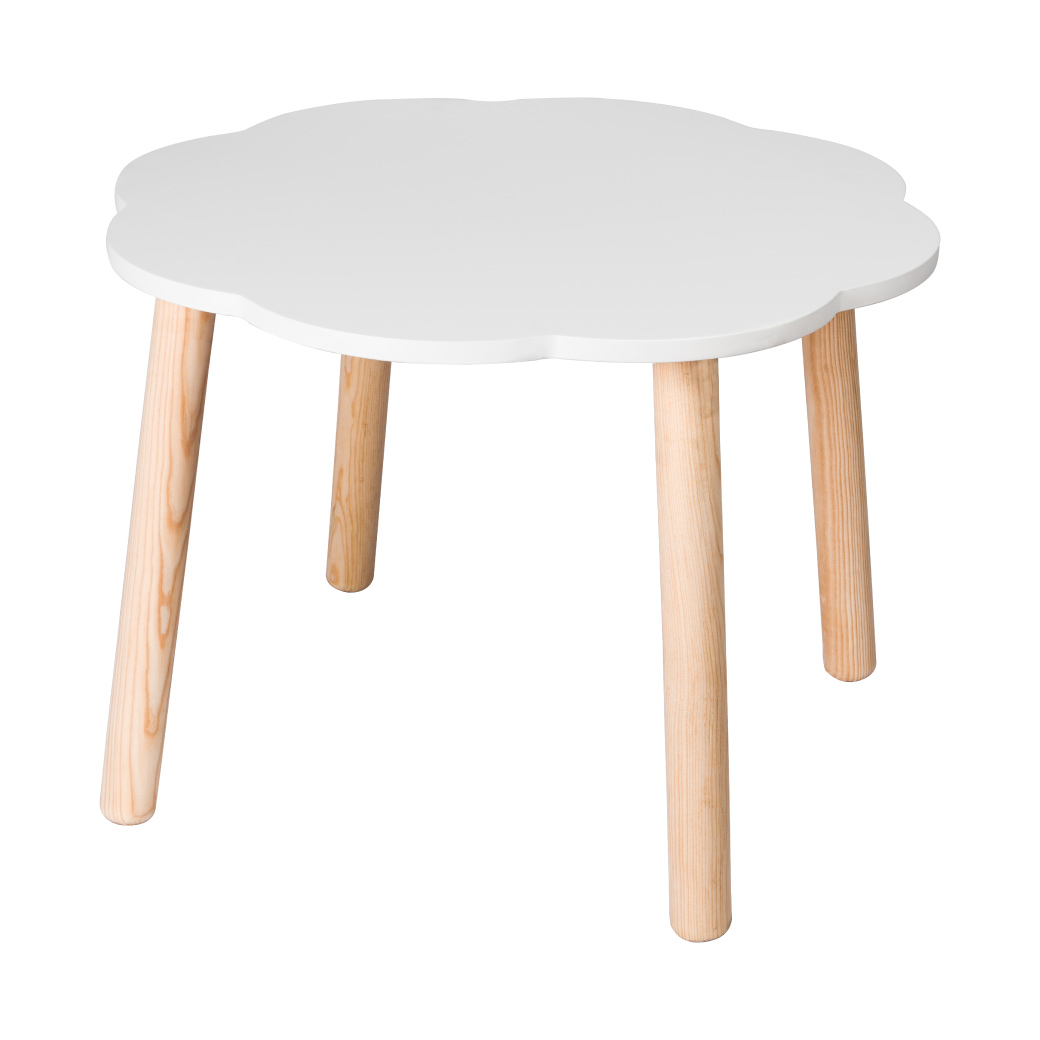 Set de 1 silla infantil Eames con mesa nube de Madera | 2 a 9 años de edad