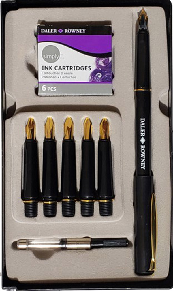 Set de Caligrafía Daler Rowney 14 pz