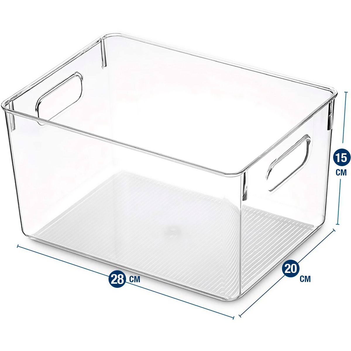 Juego de 8 organizador para despensa ideal para refrigerador, alacenas y espacios de alimentos 4 piezas medianas y cuatro grandes, libres de BPA
