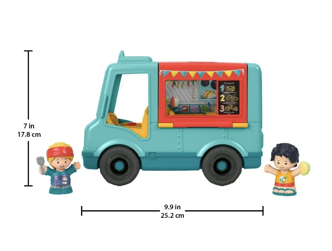 Fisher-Price Little People, Camión de Alimentos  Foodtruck ¡Comamos Juntos!