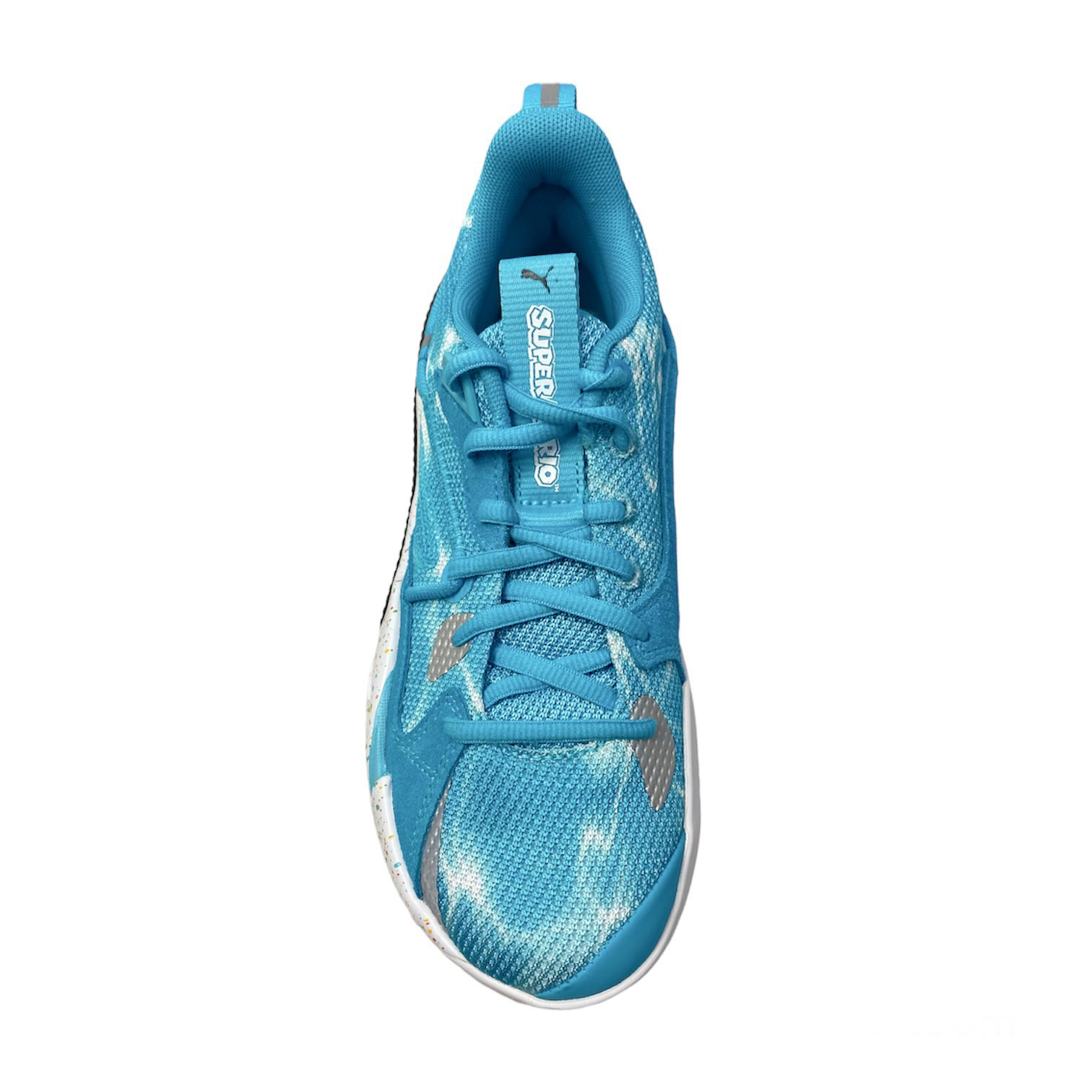 Tenis Puma Rs-Dreamer Super Mario Jr Azul/Blanco