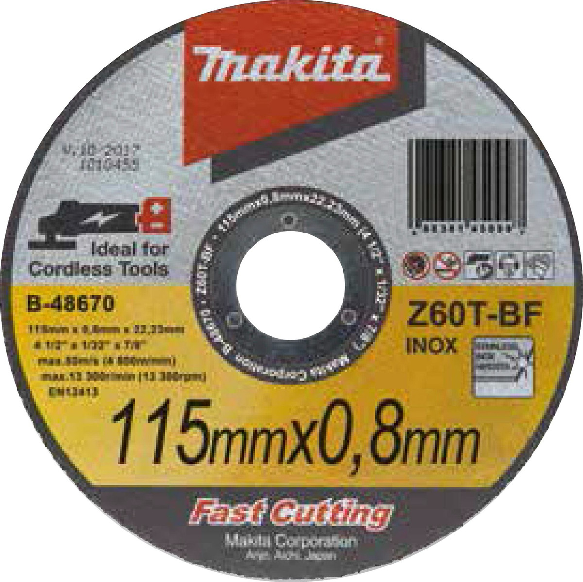 Discos para corte de metal 0.8mm - Makita México Oficial