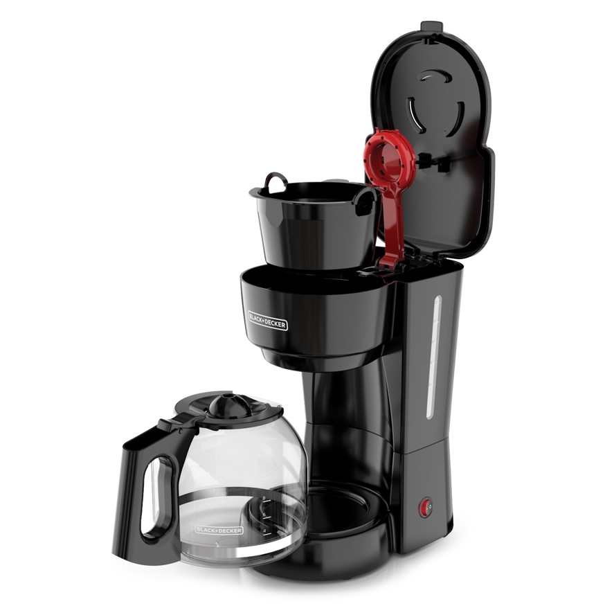 Cafetera Black + Decker 12 Tazas Tecnología Vortex Cm0915bk