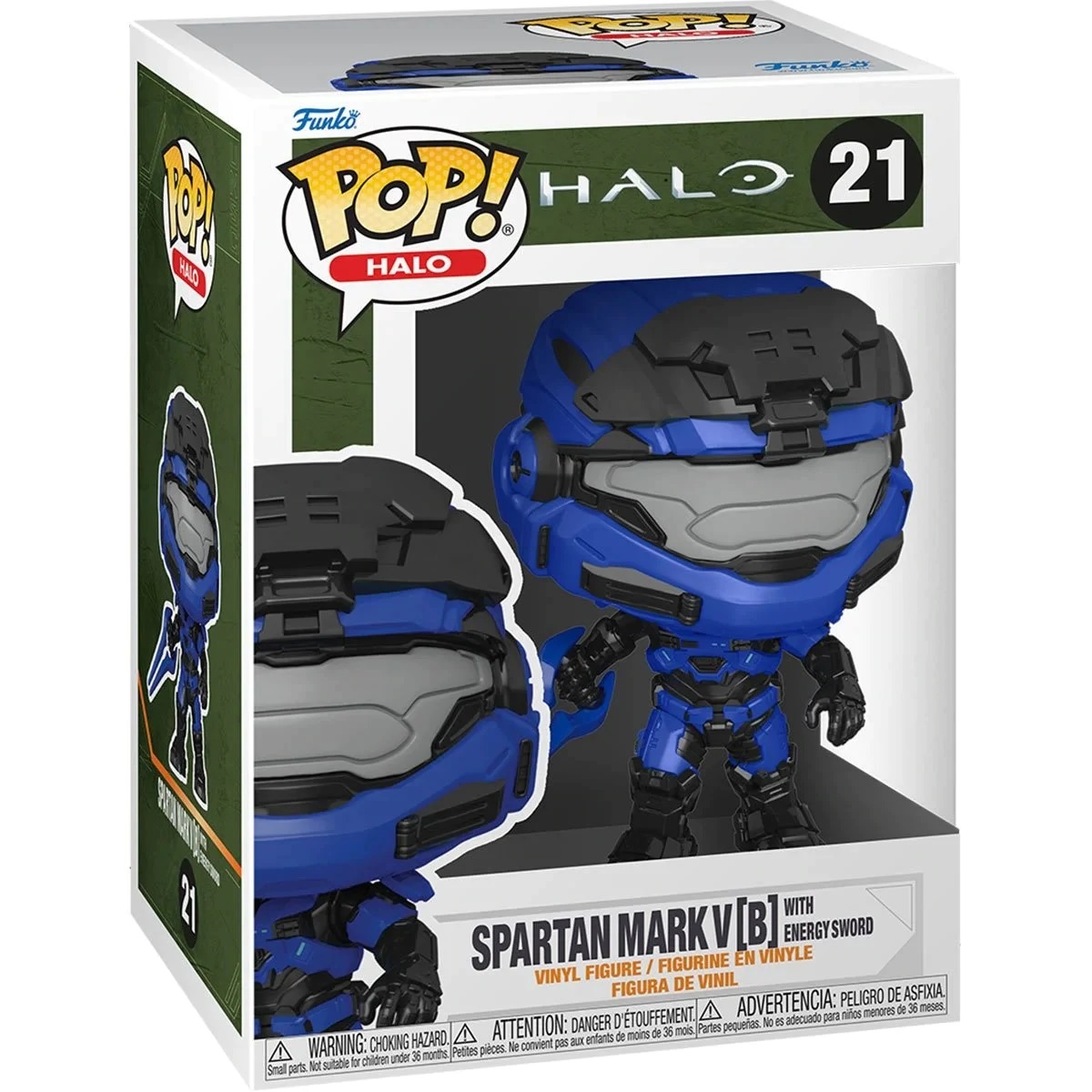 Funko Pop Games: Halo Infinite - MarkV B con Espada de Energia Azul