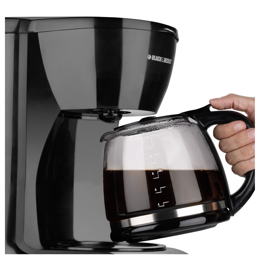 Cafetera 12 Tazas Black + Decker Cm0941b Filtro Permanente