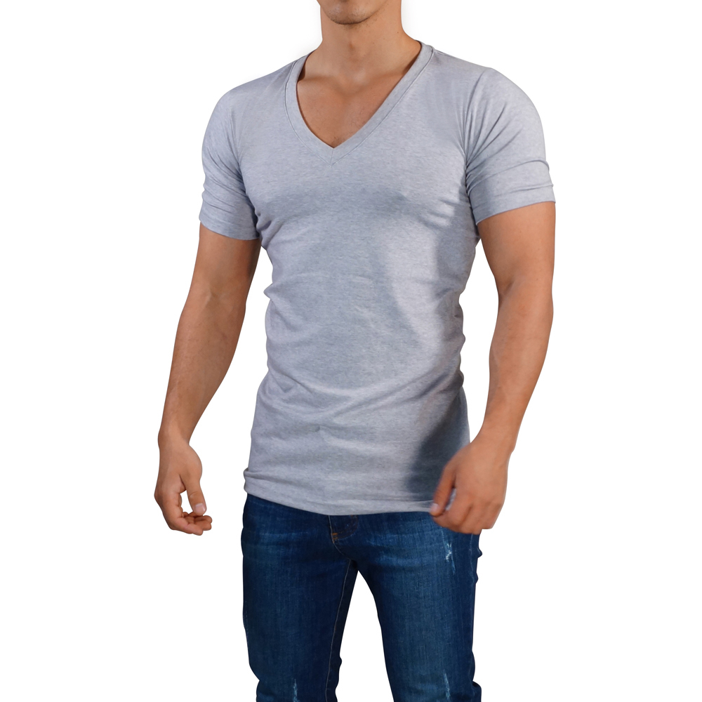 John Leopard Playera Cuello V profundo Hombre