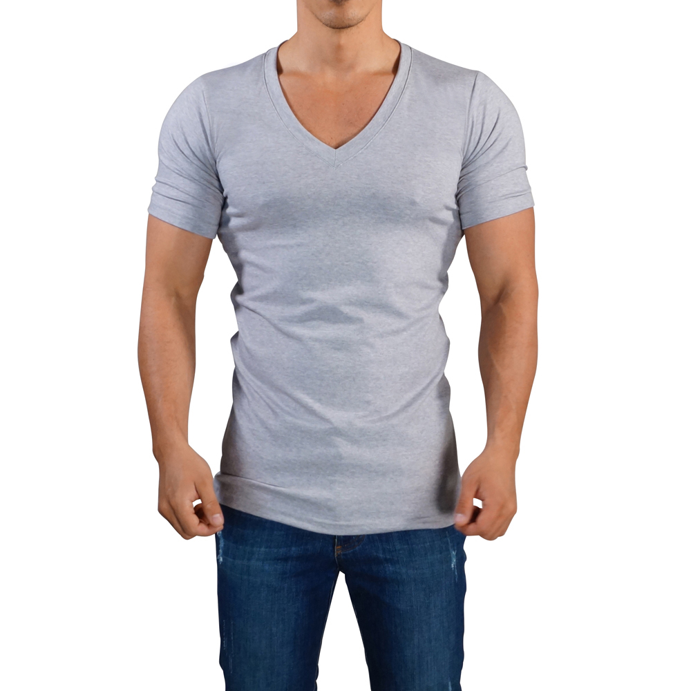 John Leopard Playera Cuello V profundo Hombre