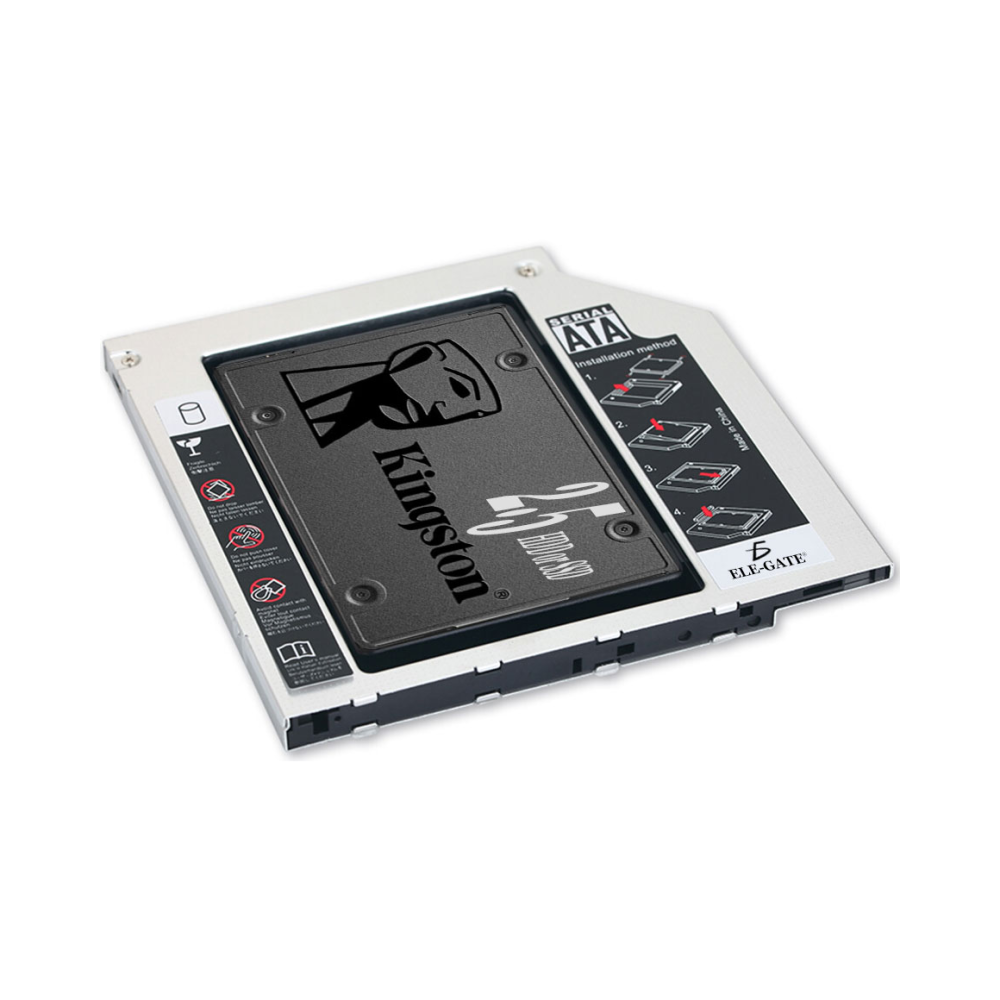 Adaptador Caddy Disco Duro Sata 2.5 Laptop 12.7mm Ele-Gate CON37127