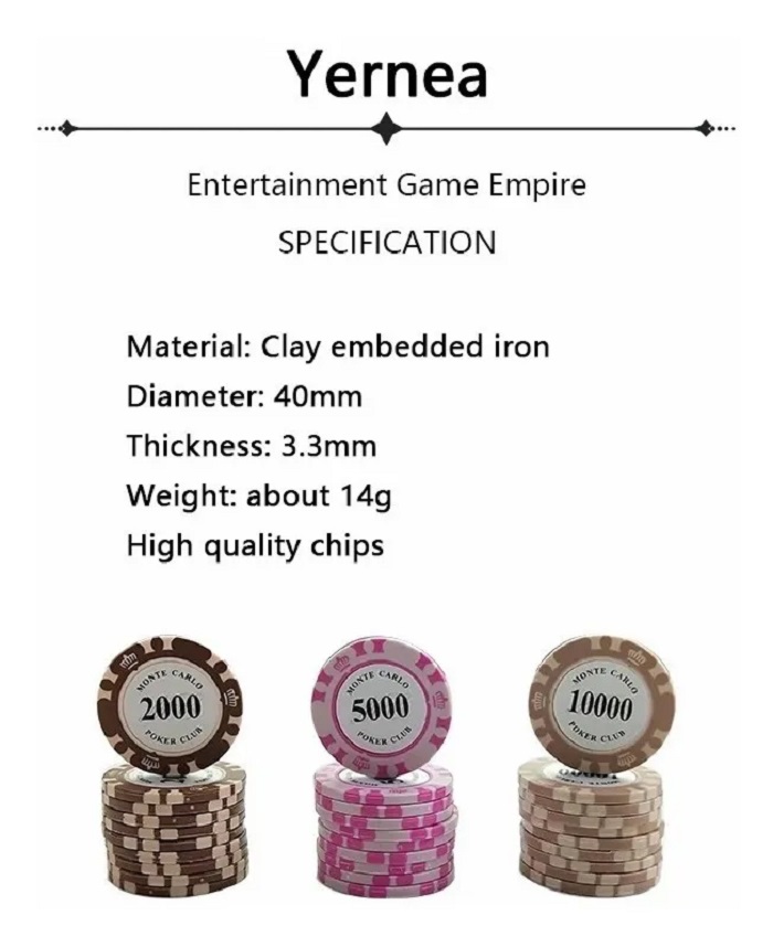 100 Fichas De Pókerr Y Dados Con Números