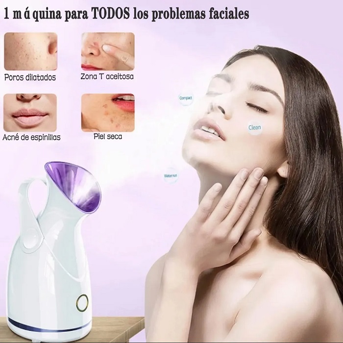 Vaporizador Facial Nano Iónico Hidratante  