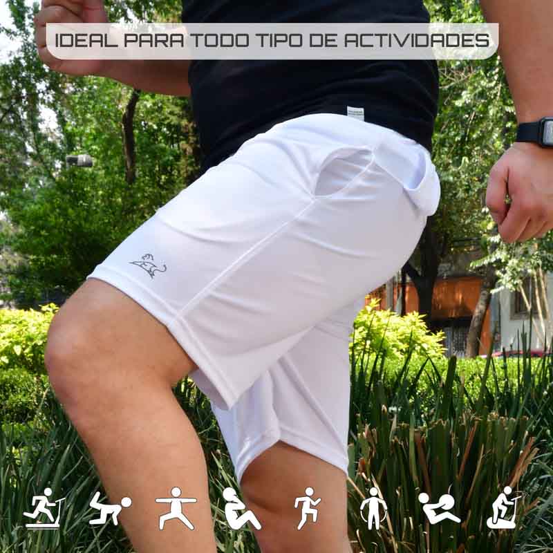 Short Deportivo para Hombre, Shorts para Gym o para Entrenamiento, Talla M, Marca Red Baboon