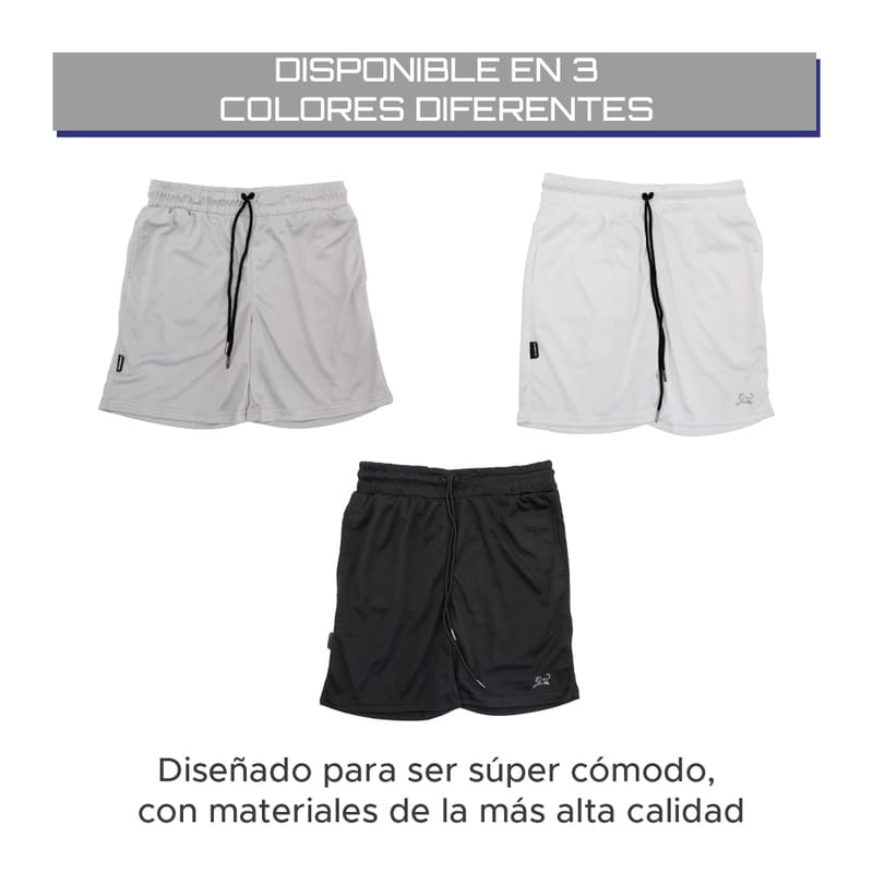 Short Deportivo para Hombre, Shorts para Gym o para Entrenamiento, Talla M, Marca Red Baboon