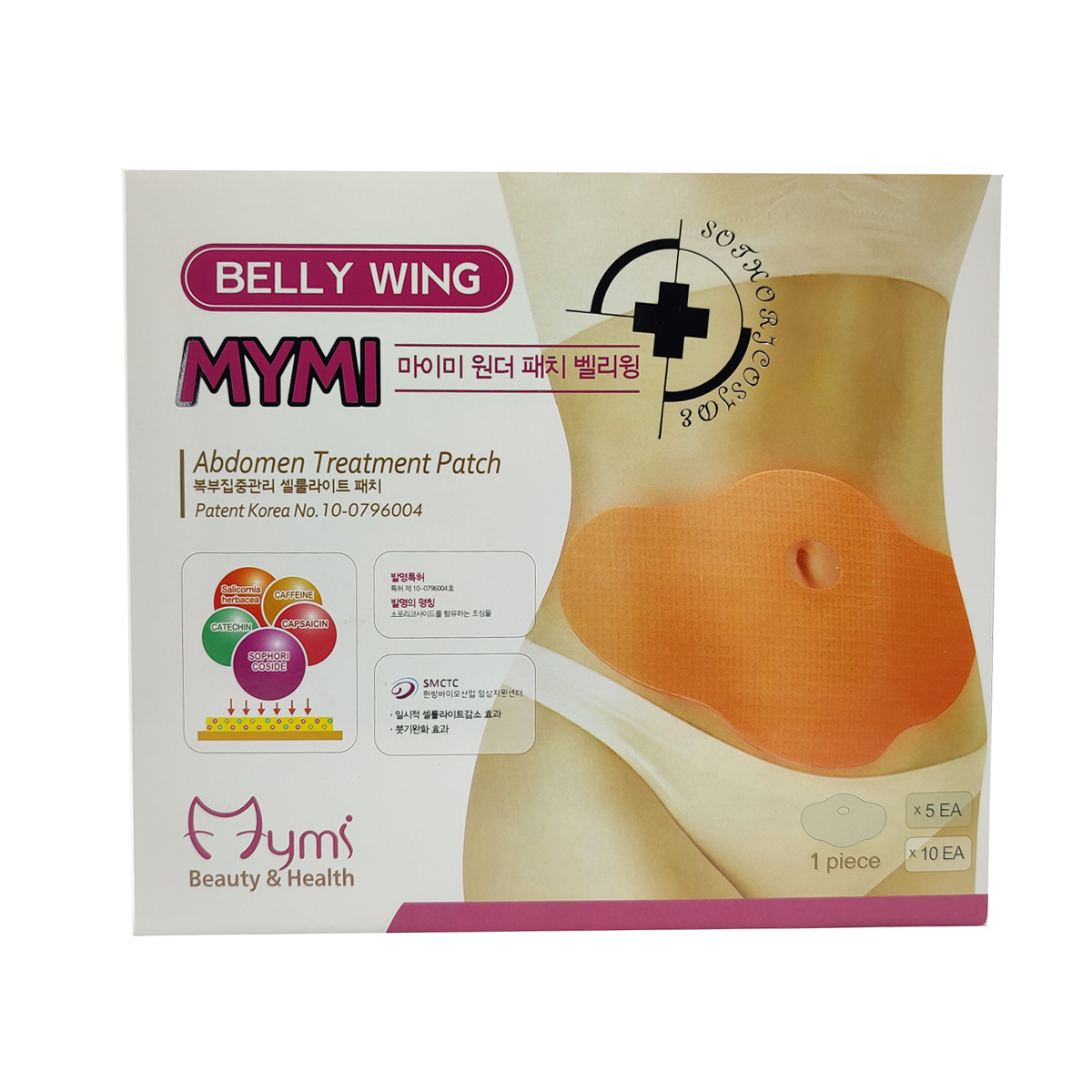 5 Parches Mymi Wonder Patch Adelgazante Y Reafirmante Korea