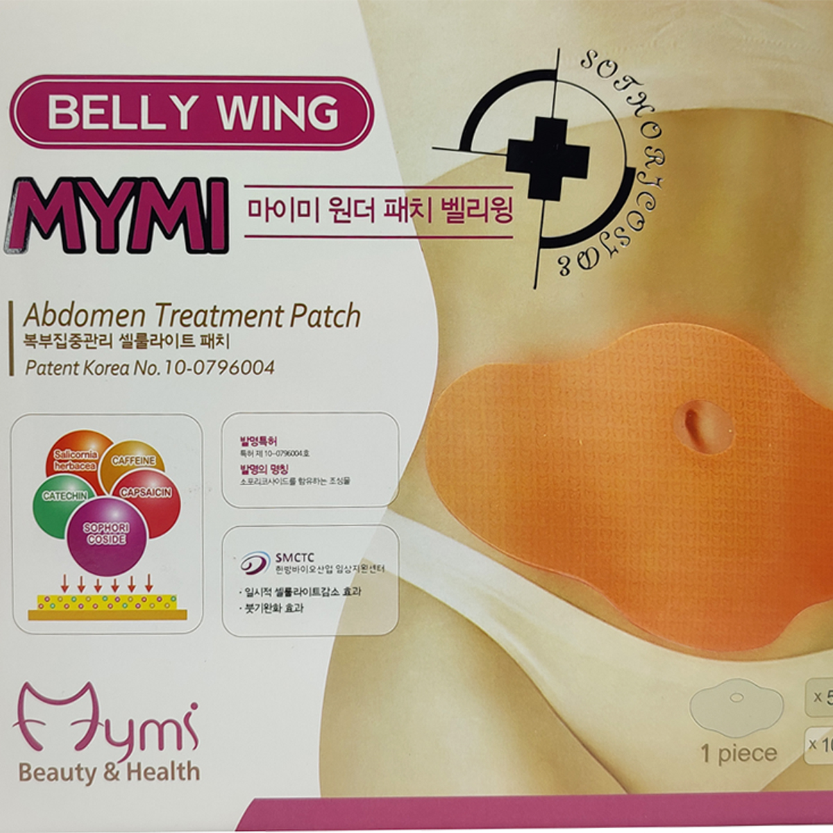 5 Parches Mymi Wonder Patch Adelgazante Y Reafirmante Korea