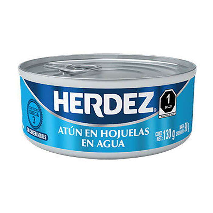 Atun en agua Herdez 3 Latas de 130 g