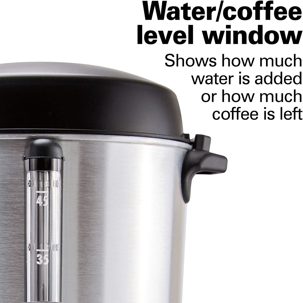 Cafetera Eléctrica Para 45 Tazas Hamilton Beach 40521 SMS