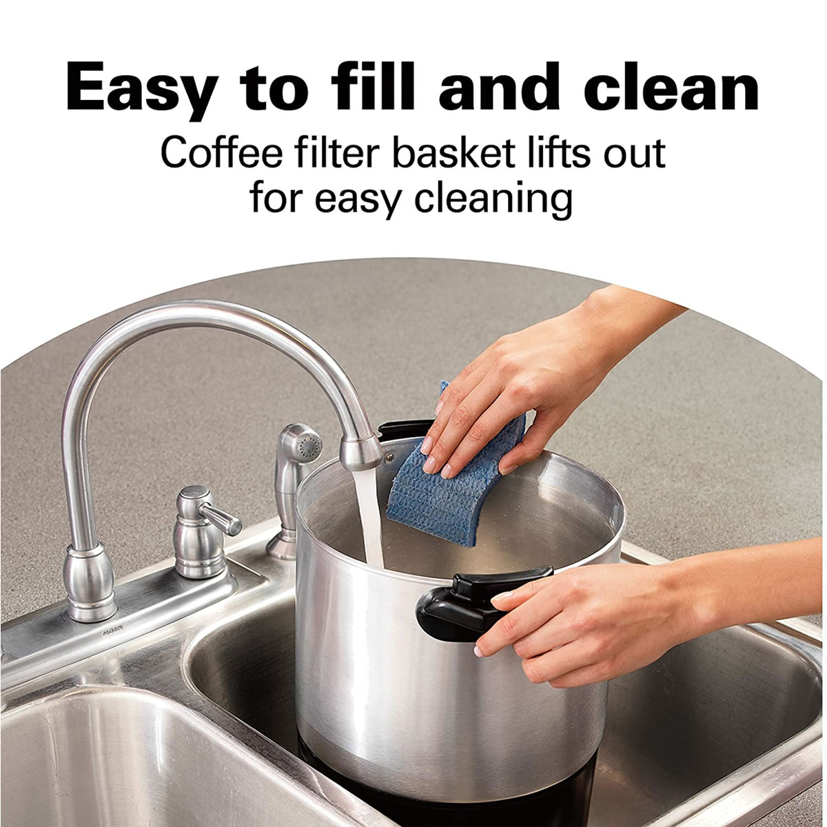 Cafetera Eléctrica Para 45 Tazas Hamilton Beach 40521 SMS
